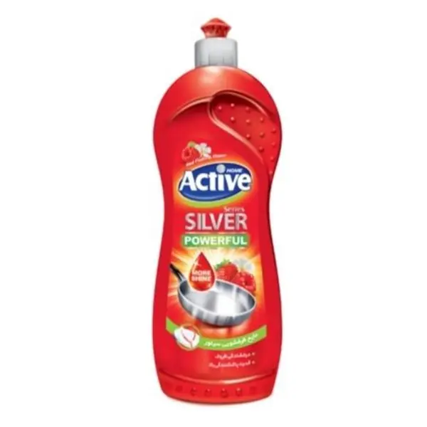 مایع ظرفشویی قرمز اکتیو 750 گرم - 6