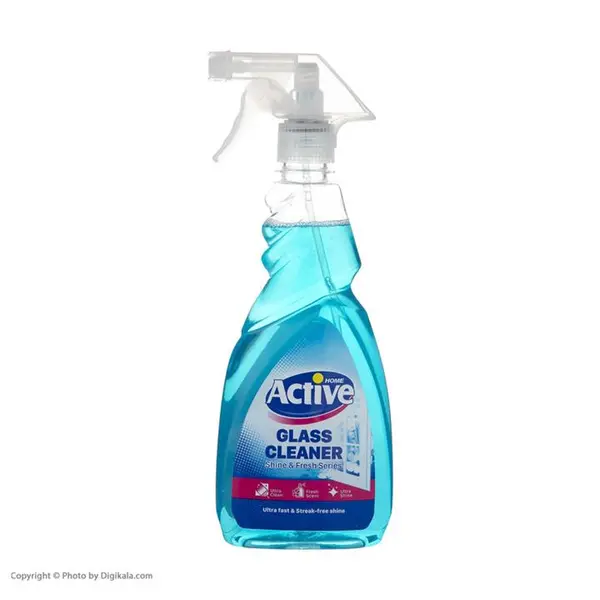 شیشه پاک کن آبی اکتیو Active حجم 500 میلی لیتر - 5