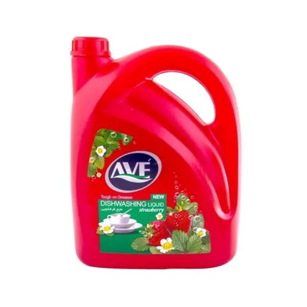 مایع ظرفشویی توت فرنگی اوه (Ave) حجم 3750 میلی لیتر - 5