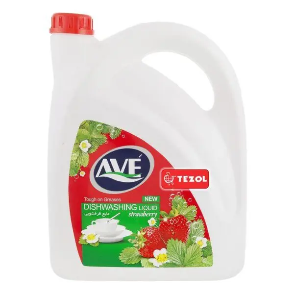مایع ظرفشویی توت فرنگی اوه (Ave) حجم 3750 میلی لیتر - 6