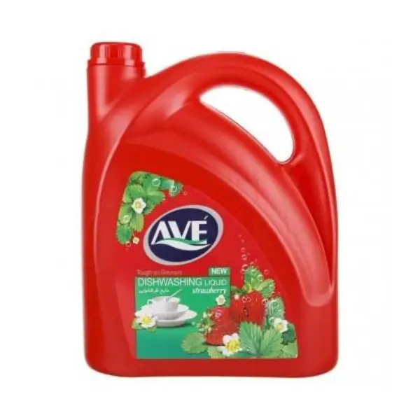 مایع ظرفشویی توت فرنگی اوه (Ave) حجم 3750 میلی لیتر