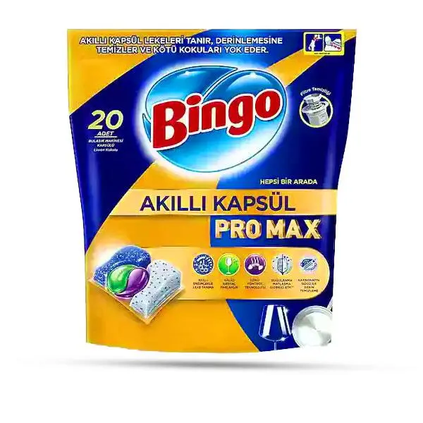 قرص ماشین ظرفشویی مدل پرومکس بینگو Bingo  بسته 20 عددی - 3