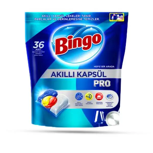 قرص ماشین ظرفشویی مدل پرو  بینگو Bingo بسته 36 عددی - 3