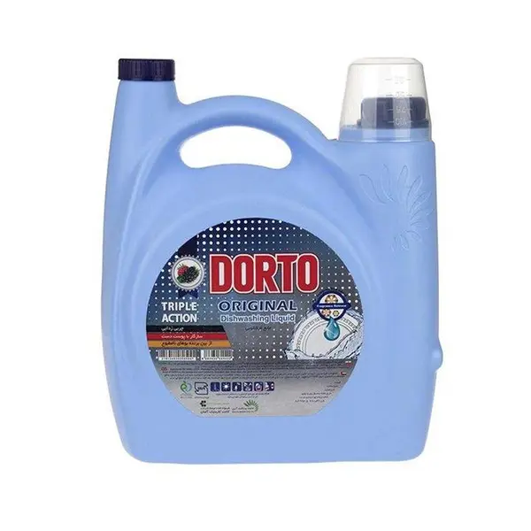 مایع ظرفشویی دورتو dorto با رایحه لیمو 3750 گرم - 4