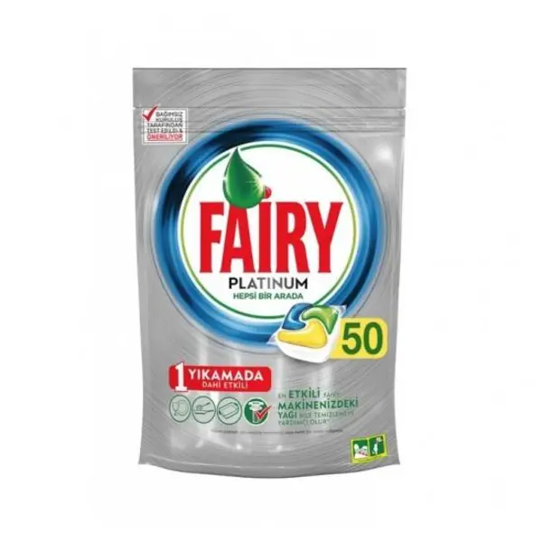 قرص ظرفشویی فیری Fairy پلاتینوم بسته 50 عددی - 2