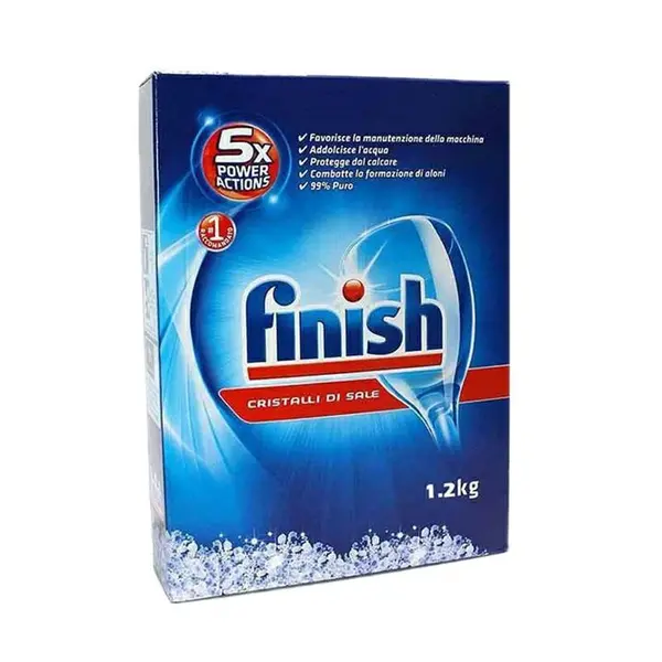 نمک ماشین ظرفشویی فینیش Finish حجم 1200 گرمی - 3