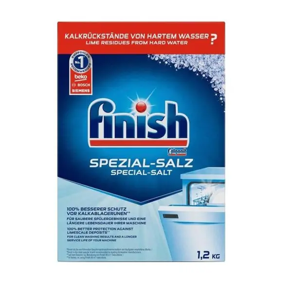 نمک ماشین ظرفشویی فینیش Finish حجم 1200 گرمی - 2