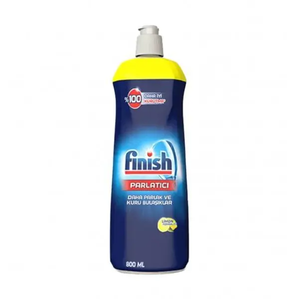 مایع براق کننده جلا دهنده ظرفشویی فینیش FINISH اسانس لیمو  800 میل - 5