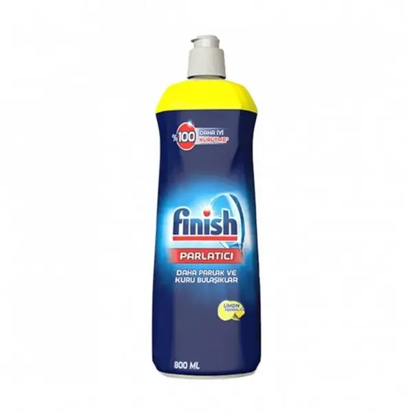 مایع براق کننده جلا دهنده ظرفشویی فینیش FINISH اسانس لیمو  800 میل - 6