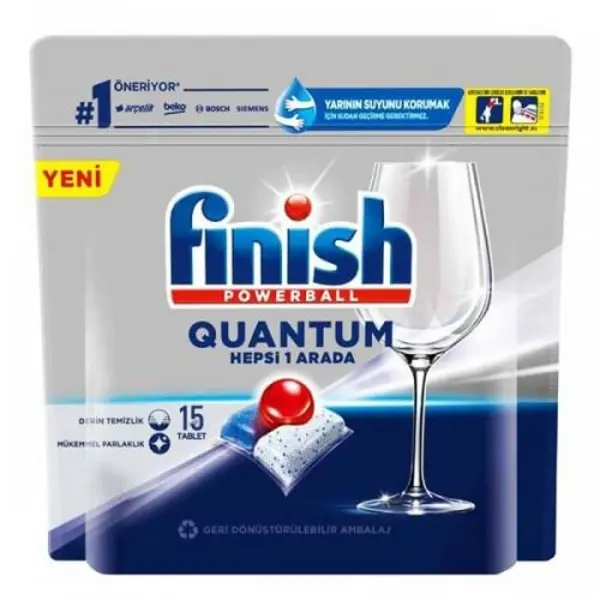 قرص ظرفشویی فینیش FINISH QUANTOM بسته 15 عددی - 5