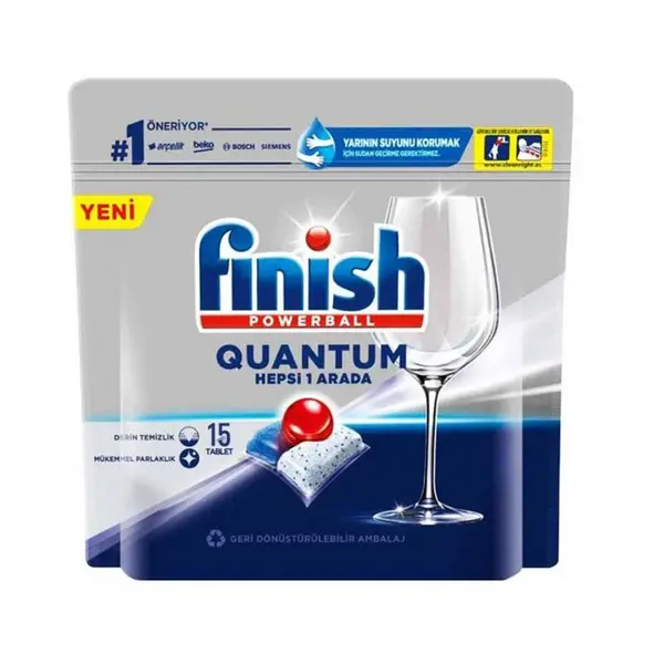 قرص ظرفشویی فینیش FINISH QUANTOM بسته 15 عددی - 3