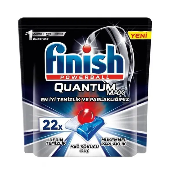 قرص ظرفشویی Finish Quantom Max بسته 22 عددی - 3