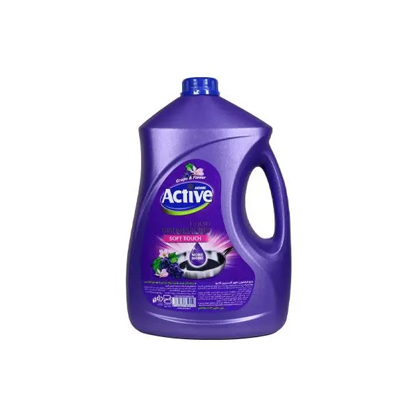 مایع ظرفشویی اکتیو مدل Grape and Flower وزن 3500 گرم - 5