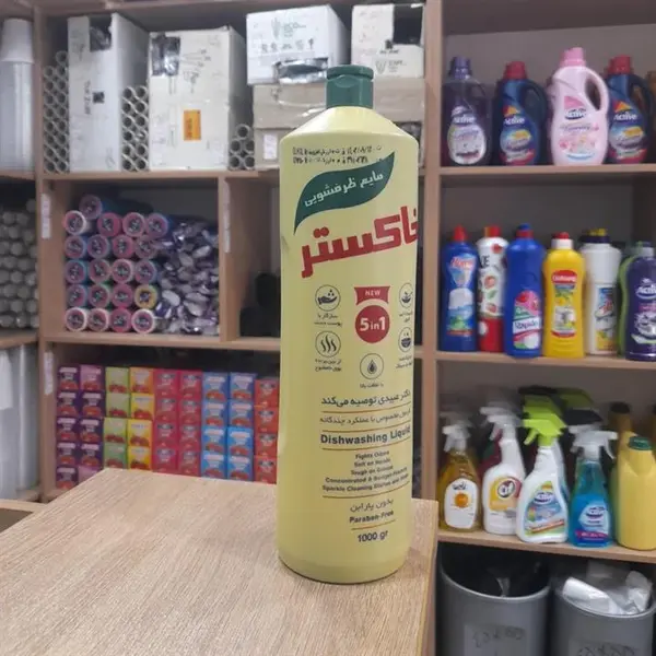 مایع ظرفشویی  پنج در یک  خاکستر khakestar  حجم 1 لیتری - 5