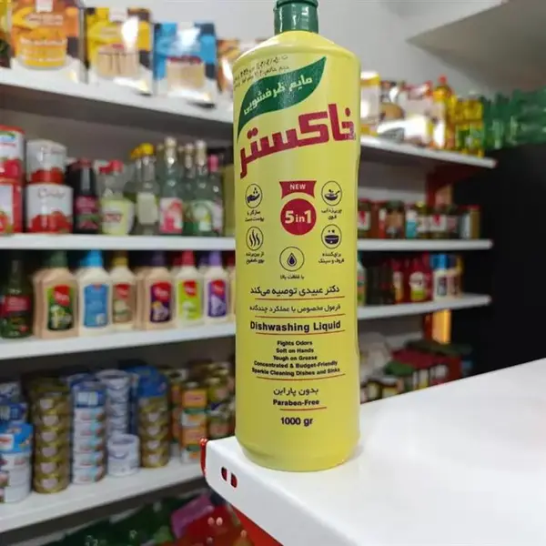 مایع ظرفشویی  پنج در یک  خاکستر khakestar  حجم 1 لیتری - 4
