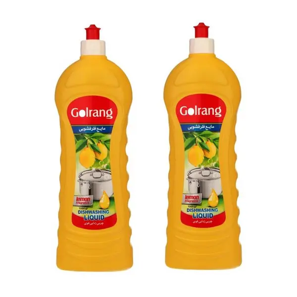 مایع ظرفشویی گلرنگ مدل Lemon مقدار 1000 گرم - 2