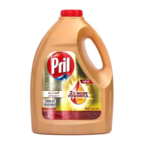 مایع ظرفشویی پریل طلایی Pril Gold وزن 3750 گرم