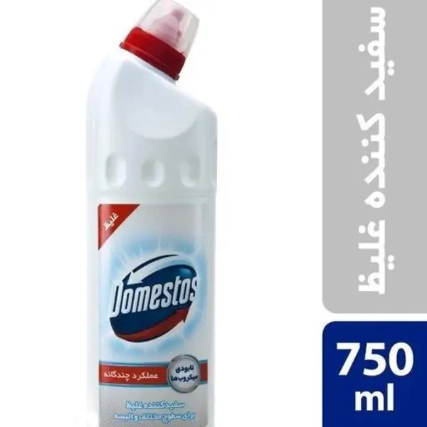 مایع سفیدکننده غلیظ سطوح دامستوس مدل snow white حجم 750 میلی لیتر - 4