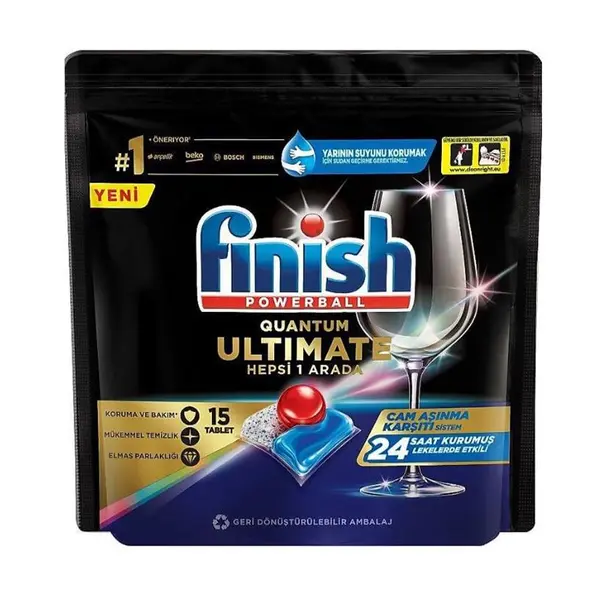قرص ماشین ظرفشویی فینیش مدل Ultimate Hepsi 1 Arada بسته 15 عددی - 2