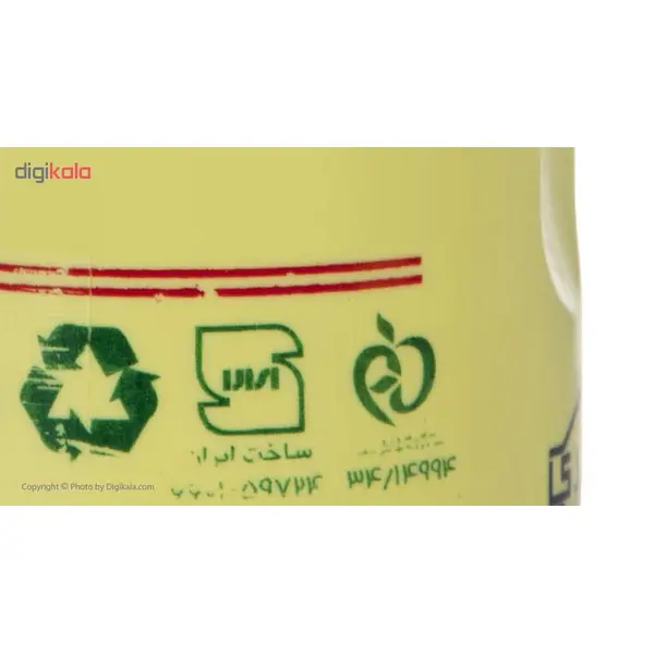 مایع ظرفشویی خاکستر مدل Yellow حجم 1000 میلی لیتر - 3