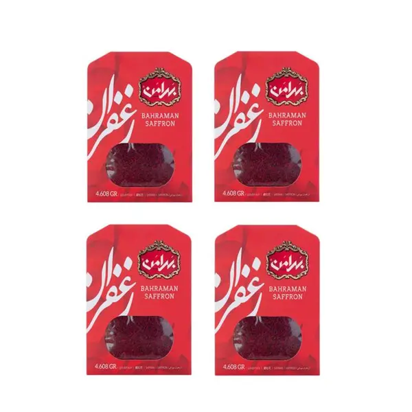 زعفران یک مثقال بهرامن امسالی بسته بندی جدید