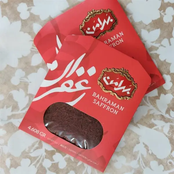 زعفران یک مثقال بهرامن امسالی بسته بندی جدید - 6