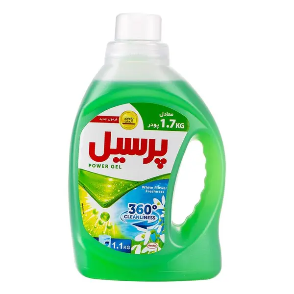 مایع لباسشویی پرسیل مدل ژل گلهای سفید وزن 1100 گرم - 4