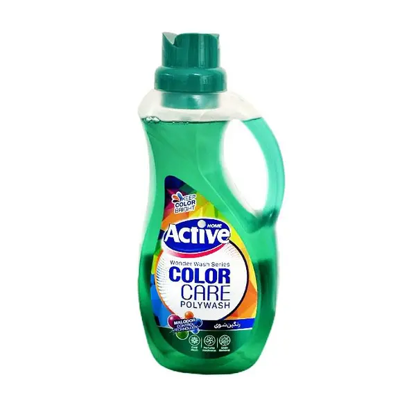 مایع لباسشویی رنگین شوی اکتیو مدل پلی واش - 1500 گرم - 2