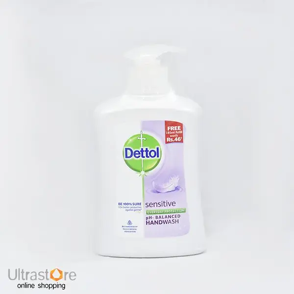مایع شستشوی دست مخصوص پوست حساس دتول 210 میل Dettol Sensitive PH Balanced Handwash - 3