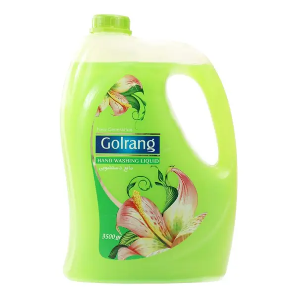 مایع دستشویی ورژن 2 صدفی سبز 3500 میلی لیتری گلرنگ