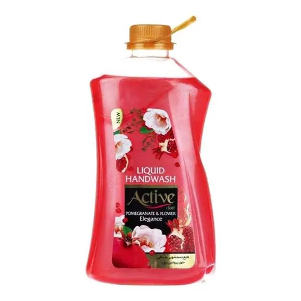 مایع دستشویی اکتیو با رایحه انار و گل 2500 میلی لیتر - 3
