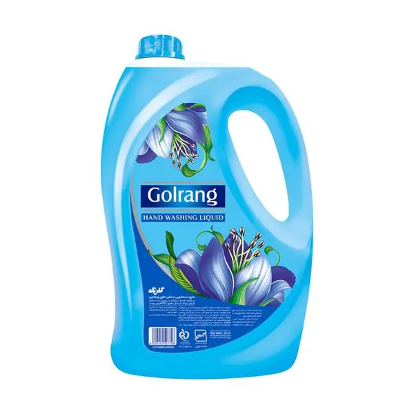 مایع دستشویی گلرنگ رنگ آبی حجم 3500 لیتر تک و عمده - 2