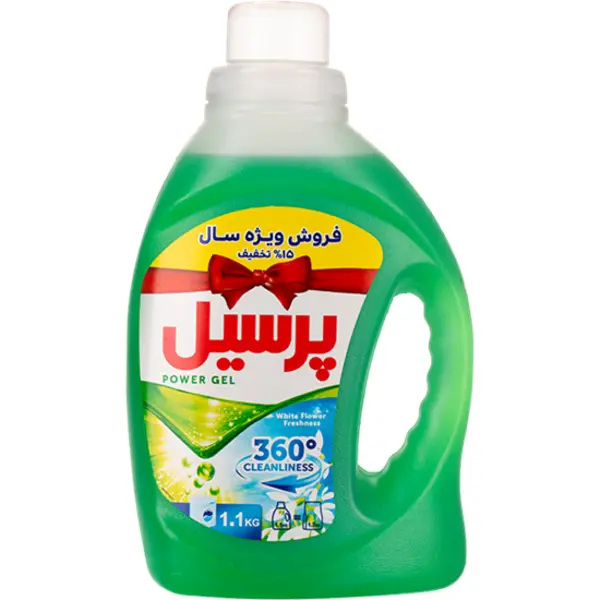 مایع لباسشویی ژل 360 پرسیل 1100 میلی لیتر با رایحه گلهای سفید - 5