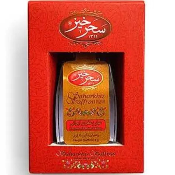 زعفران نگین سحرخیز - 4 گرم آذین جعبه - 2