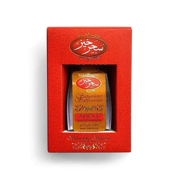 زعفران نگین سحرخیز - 4 گرم آذین جعبه