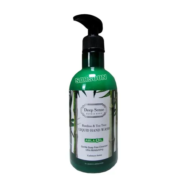 مایع دستشویی دیپ سنس مدل بامبو و درخت چای حجم 400 میلی لیتر - 4