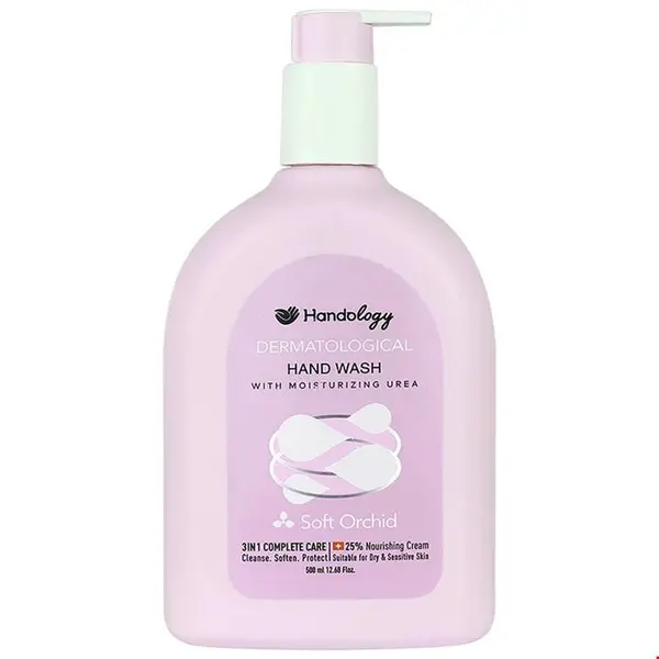 مایع دستشویی کرمی سافت ارکید هندولوژی حجم 500ml - 2