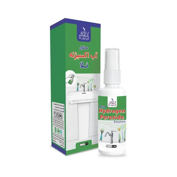 اسپری ضد عفونی کننده لابراتوار نلا مدل آب اکسیژنه حجم 60 میلی لیتر - 4