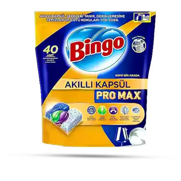 قرص ماشین ظرفشویی بینگو Bingo مدل پرومکس بسته 40 عددی - 3