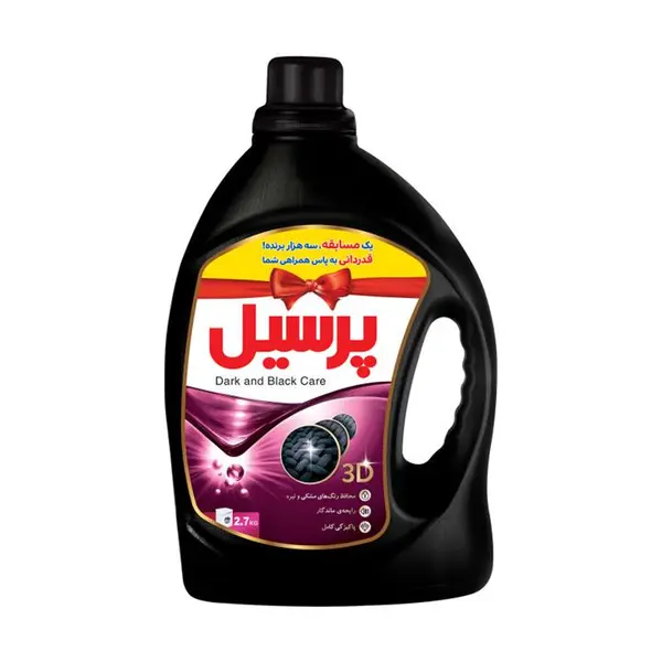 مایع لباسشویی مشکی Elegance مخصوص لباس های تیره سه بعدی 2700 گرمی پرسیل - 2