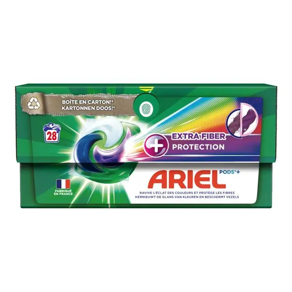 قرص ماشین لباسشویی آریل مدل Extra Fiber بسته 28 عددی - 2
