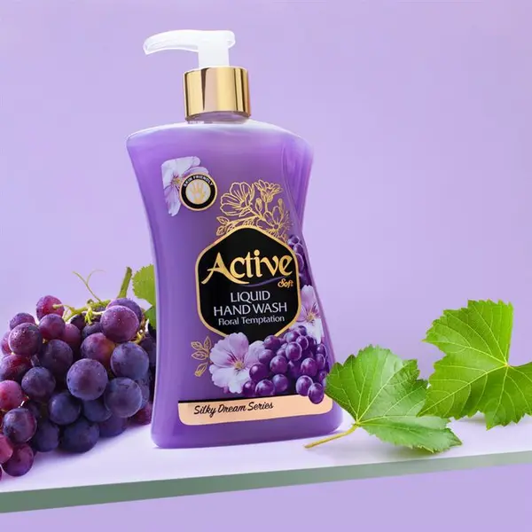 مایع دستشویی صدفی اکتیو مدل Floral Temptation وزن 450 گرم - 2