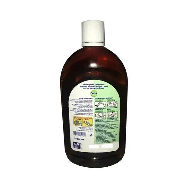 محلول ضدعفونی کننده سطوح دتول مدل HEND حجم 550 میلی لیتر - 3