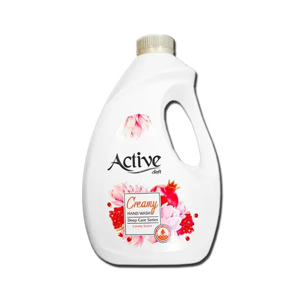 مایع دستشویی کرمی اکتیو مدل Lovely Scent وزن 2000 گرم - 3
