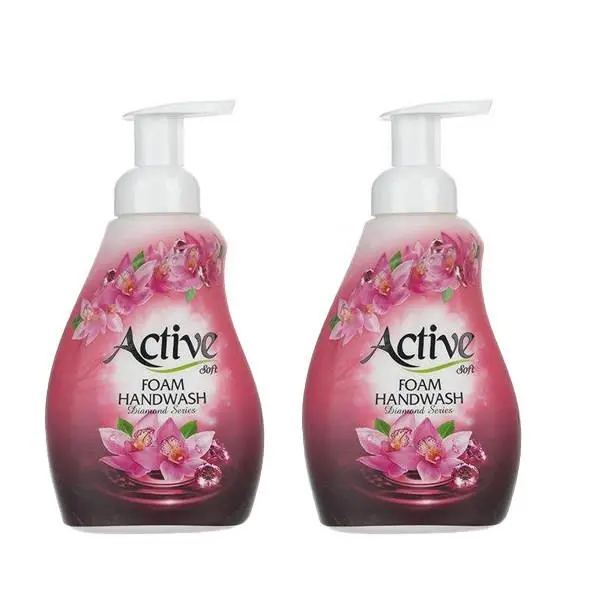مایع دستشویی اکتیو سری دیاموند مدل Pink مقدار 500 گرم - 6