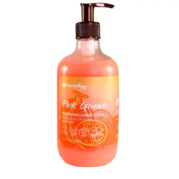 مایع دستشویی کرمی هندولوژی مدل Pink Guava حجم 500 میلی لیتر