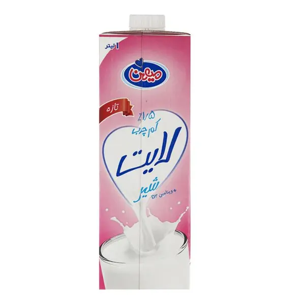 شیر کم چرب میهن حجم 1 لیتر - 3