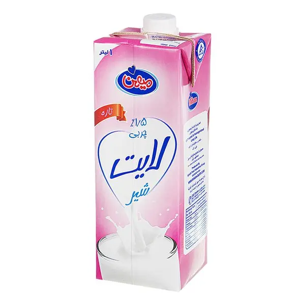 شیر کم چرب میهن حجم 1 لیتر - 5