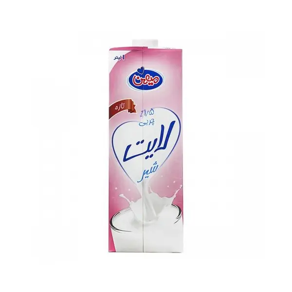 شیر کم چرب میهن حجم 1 لیتر - 6