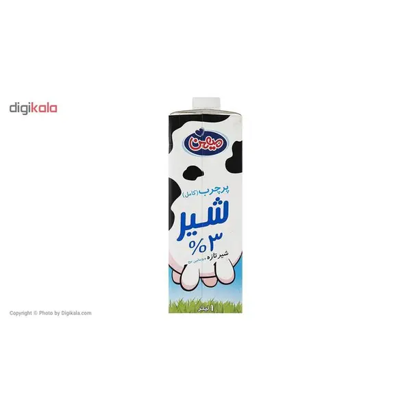 شیر پر چرب میهن حجم 1 لیتر - 5